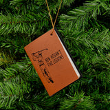 Mini Leather Ornaments: The Golfer