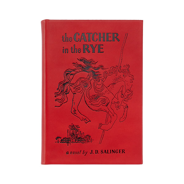 The Catcher In The Rye  Red Bonded Leather – Graphic Image