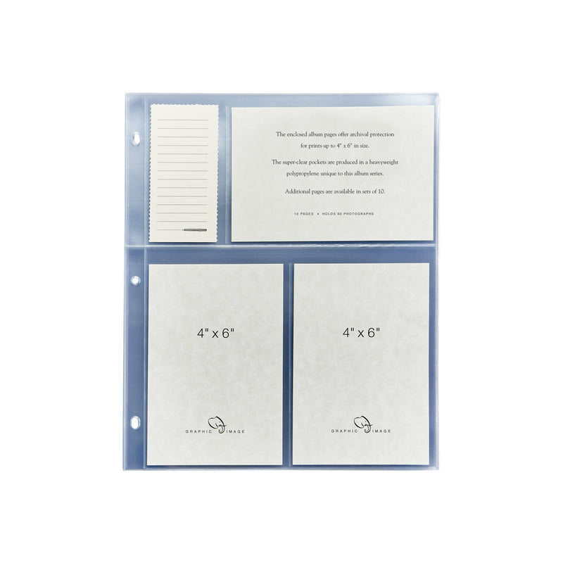 6 Packs: 25 ct. (150 total) 14 x 12.5 Vertical Photo Album Refill Pages  by Recollections™ 